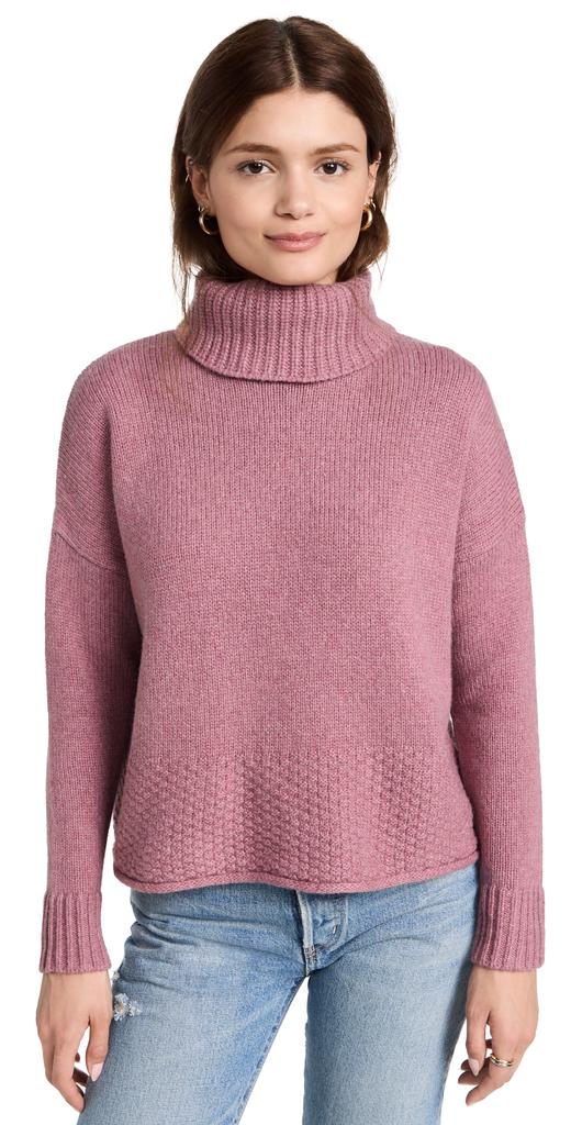 Madewell Corsica Stitch Mix Turtleneck商品第1张图片规格展示