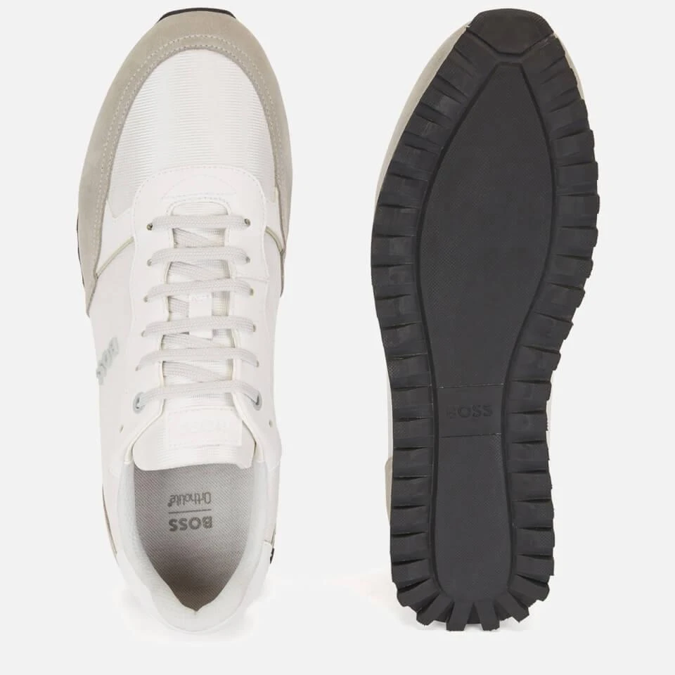 商品Hugo Boss|BOSS MEN'S PARKOUR RUNN TRAINERS - OPEN WHITE,价格¥674,第3张图片详细描述