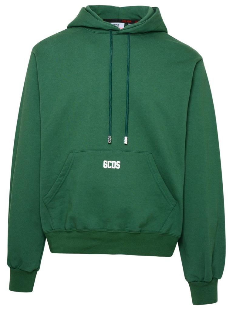 Gcds Men's Green Cotton Sweatshirt商品第1张图片规格展示