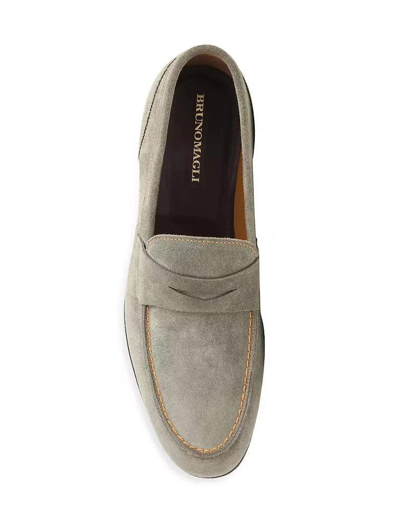 商品Bruno Magli|Silas Suede Loafers,价格¥2236,第4张图片详细描述