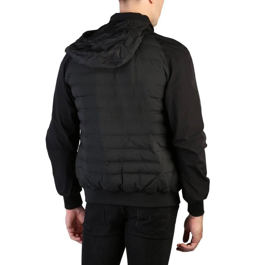 商品Calvin Klein|Calvin Klein Ribbed Hidden Hoodie Jacket,价格¥932,第4张图片详细描述