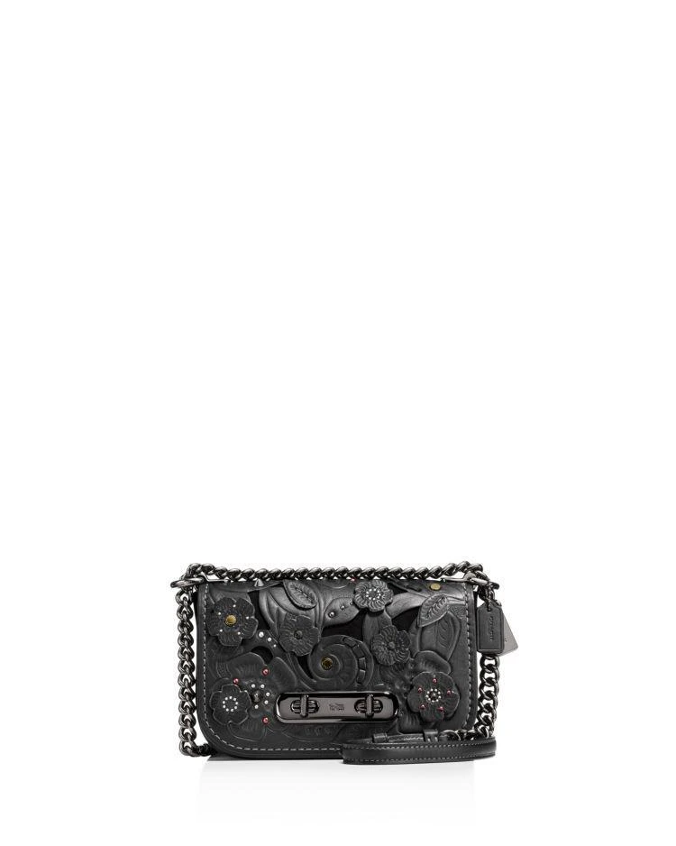 商品Coach|茶玫瑰压纹单肩包,价格¥2194,第1张图片