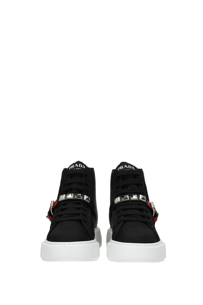 商品Prada|Sneakers Nylon Black Red,价格¥2655,第3张图片详细描述