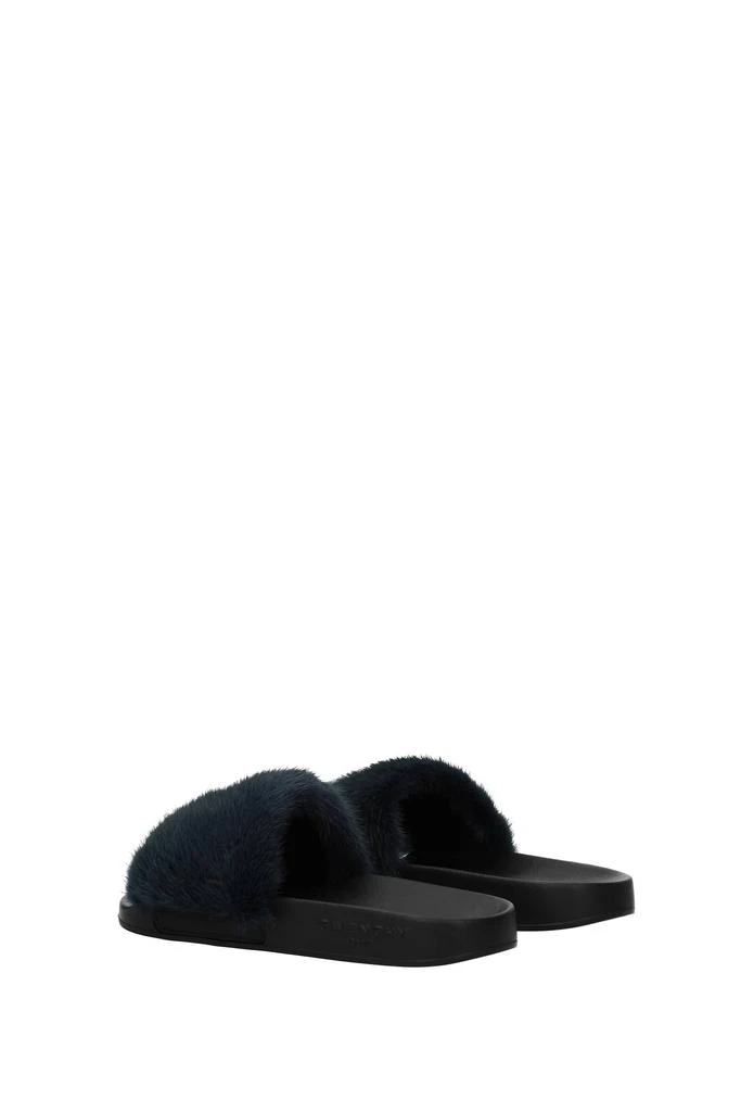 商品Givenchy|Slippers and clogs Fur Blue,价格¥1940,第4张图片详细描述