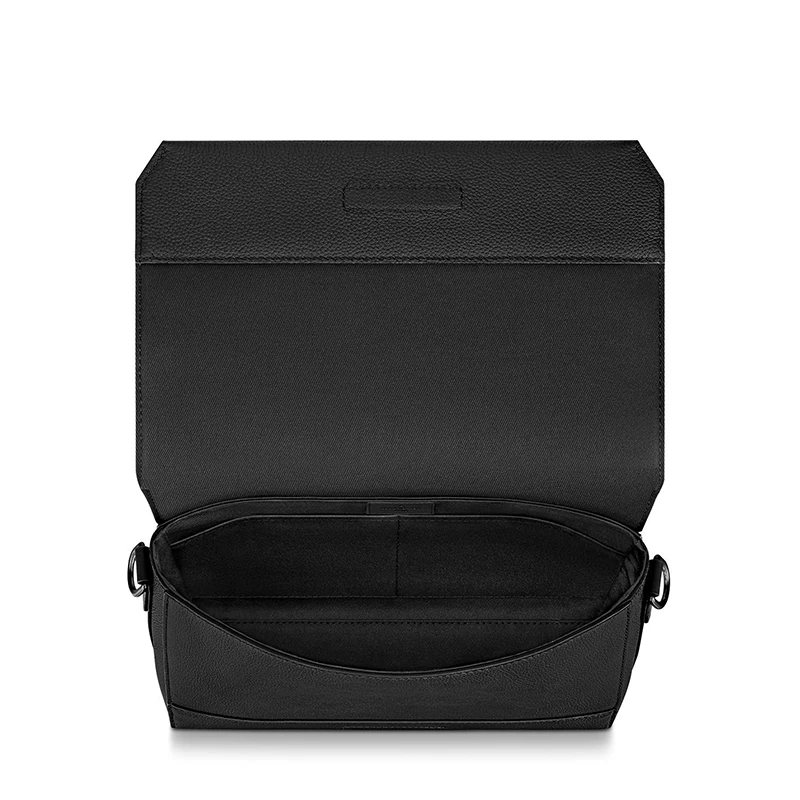 预售10天 Louis Vuitton/路易威登 22春夏新款AEROGRAM系列 男士黑色粒面牛皮革黑扣配可拆卸吊饰肩带单肩斜挎包M57080 商品