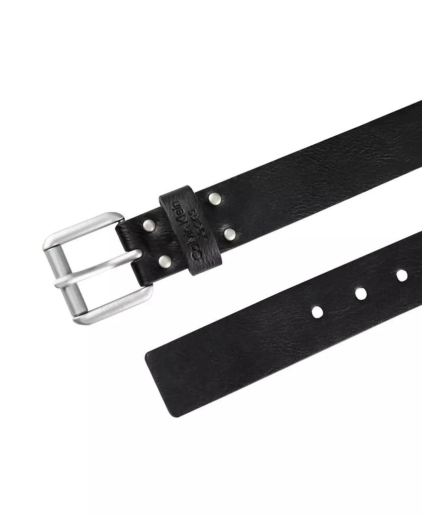 商品Calvin Klein|Big Boys Casual Jeans Roller Bar Buckle Belt,价格¥168,第4张图片详细描述