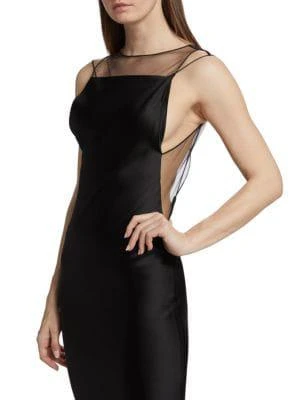 商品MAISON MARGIELA|Open Back & Sheer Trim Gown,价格¥5200,第4张图片详细描述