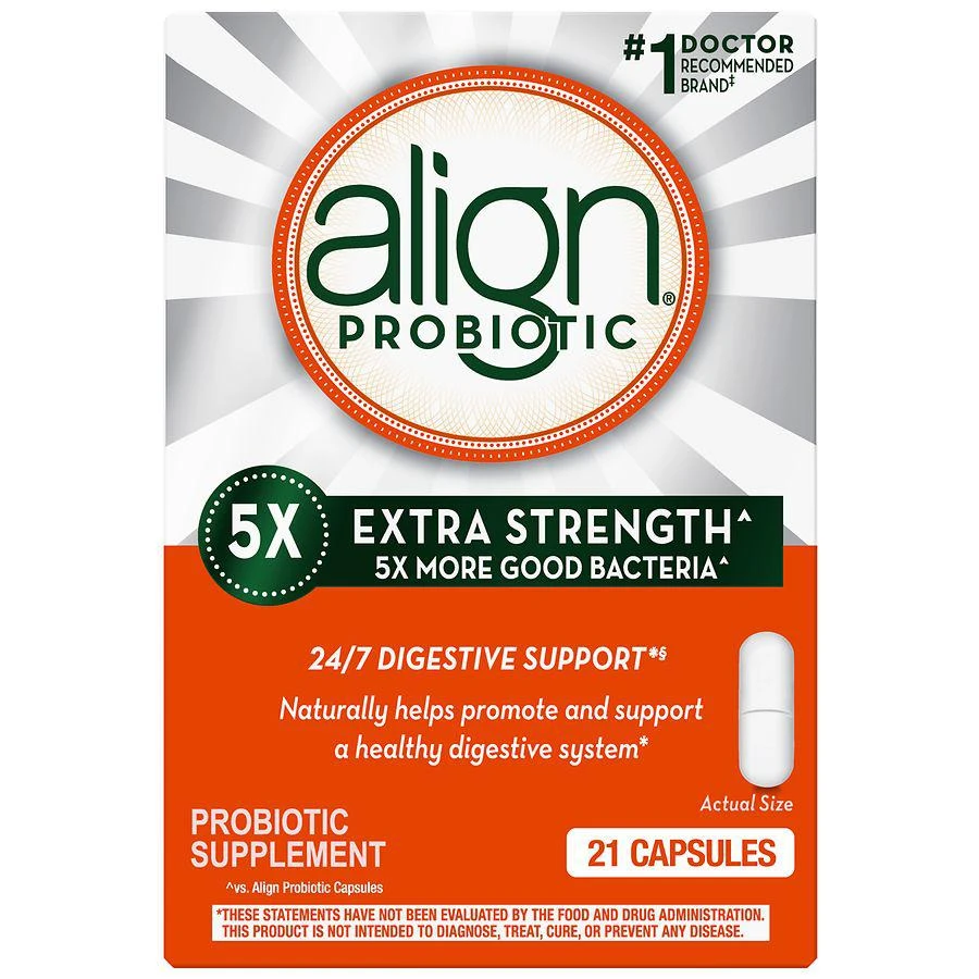 商品Align|Probiotic Extra Strength, 5X More Good Bacteria,价格¥274,第1张图片