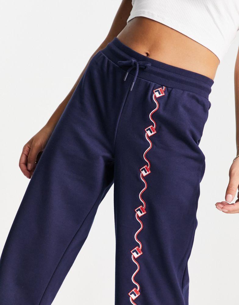 商品Fila|Fila embroidered taping jogger in navy,价格¥242,第6张图片详细描述