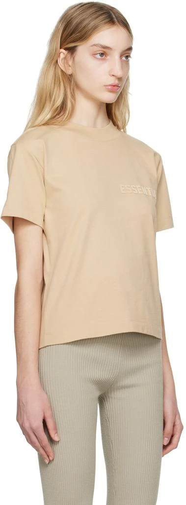 商品Essentials|Beige Crewneck T-Shirt,价格¥211,第2张图片详细描述