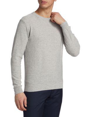 Slim Fit Nep Crewneck Sweater商品第3张图片规格展示