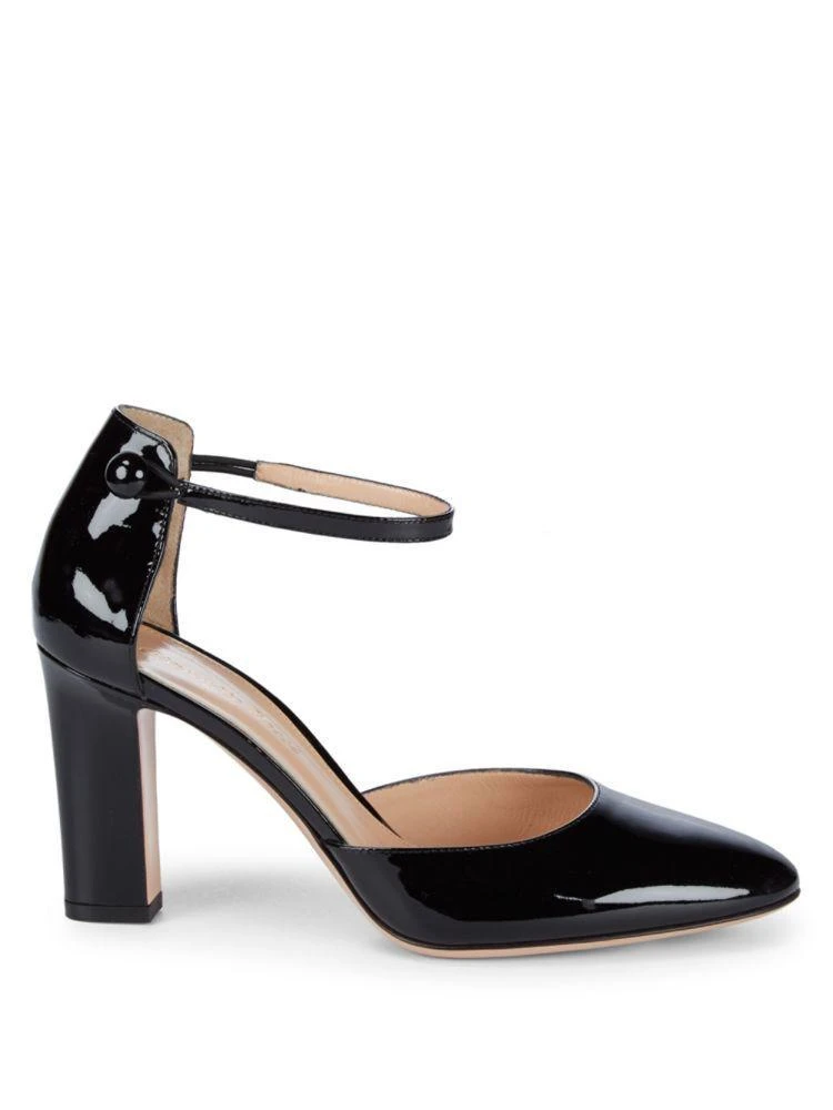 商品Gianvito Rossi|Ankle-Strap Leather Pumps,价格¥1971,第5张图片详细描述