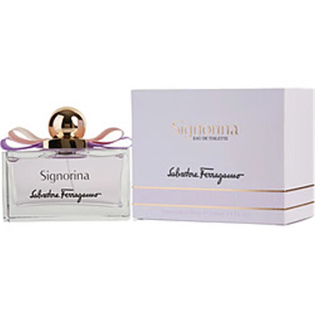 商品Salvatore Ferragamo|Salvatore  221332 Signorina Eau De Toilette Spray - 3.4 oz,价格¥475,第1张图片