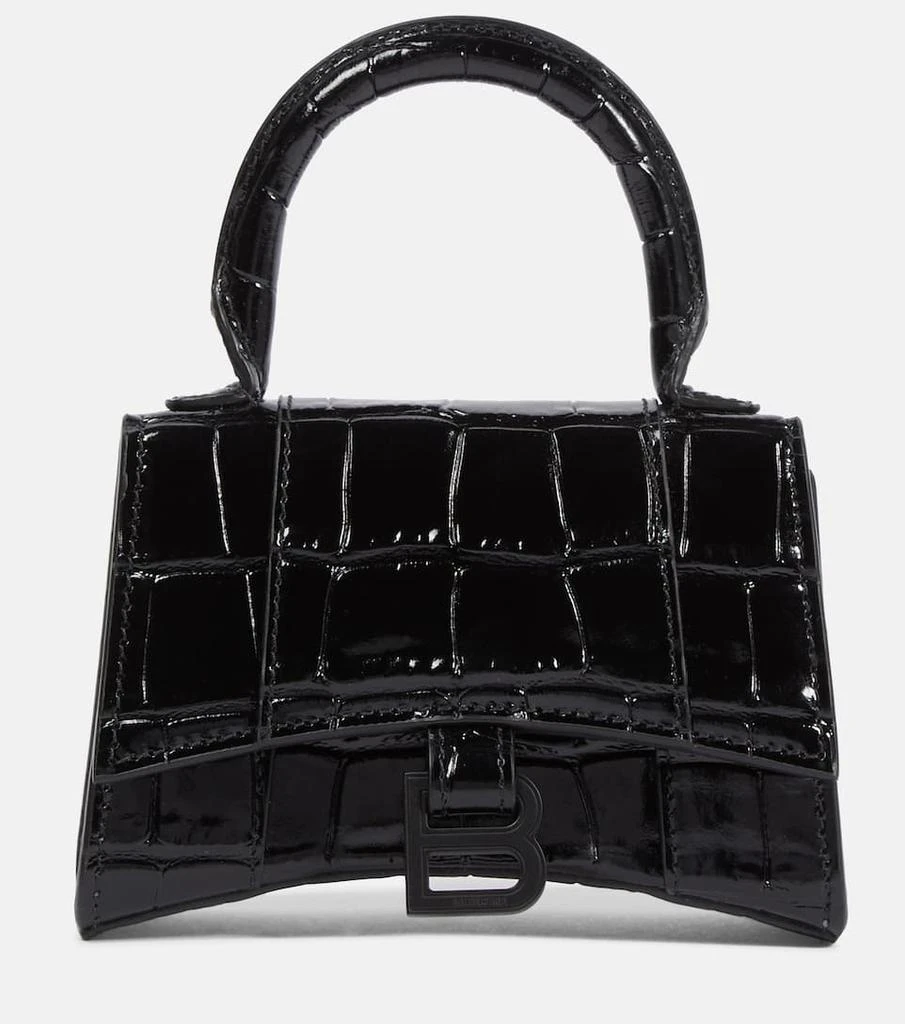 商品Balenciaga|Hourglass Mini leather crossbody bag,价格¥8747,第1张图片