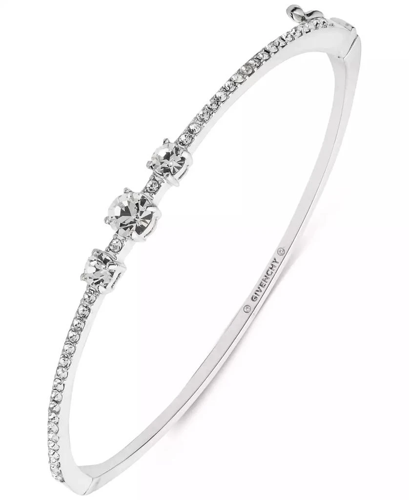 商品Givenchy|Triple Crystal Stone Pavé Bangle Bracelet,价格¥190,第1张图片