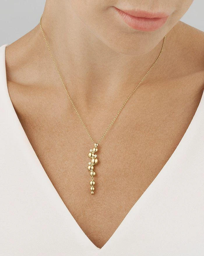 商品Georg Jensen|18K Yellow Gold Moonlight Grapes Ball Cluster Pendant Necklace, 17.72",价格¥20895,第2张图片详细描述