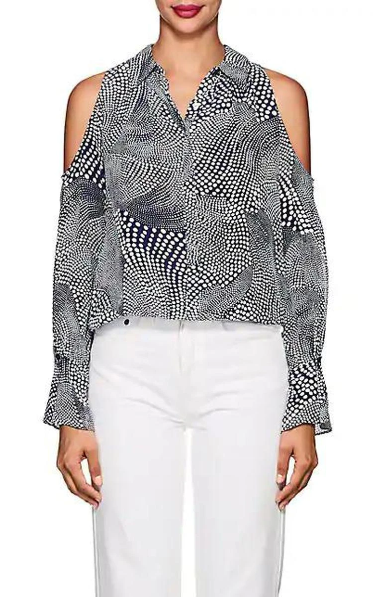 商品Ramy Brook|Hazel Silk Crepe Blouse,价格¥479,第1张图片