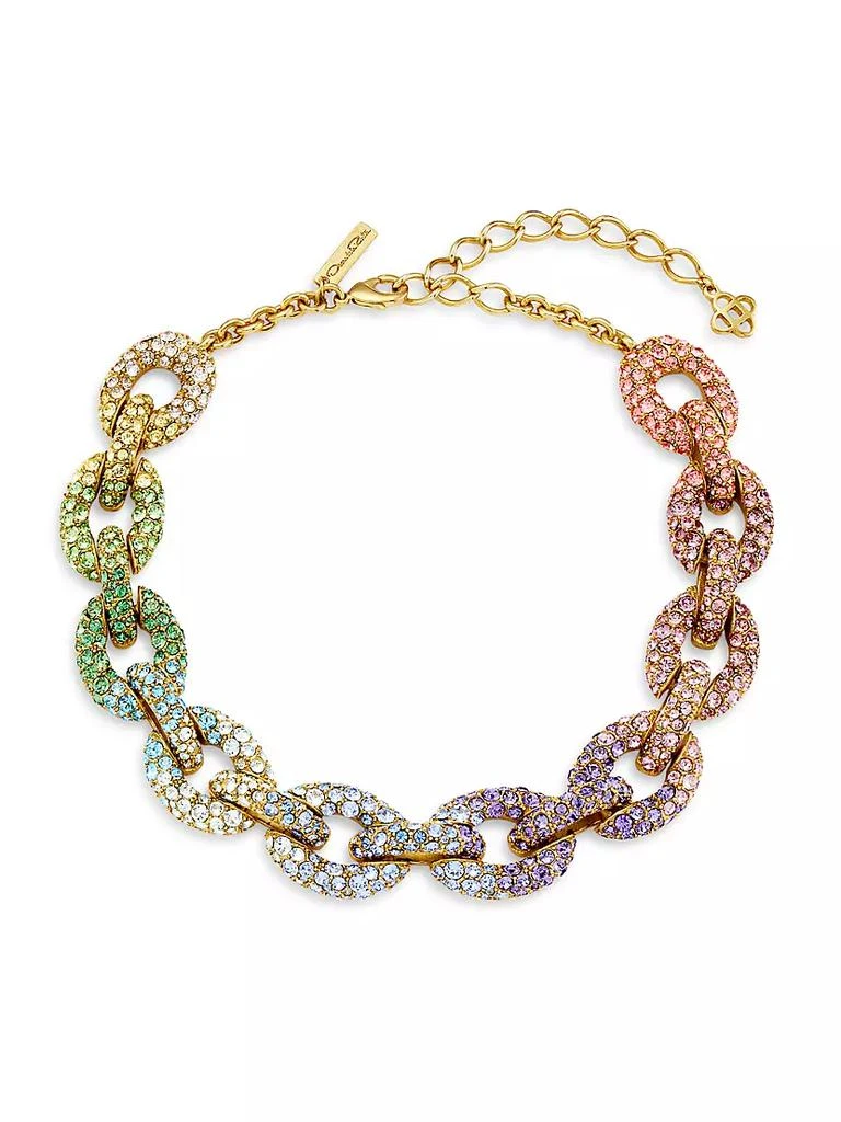 商品Oscar de la Renta|Fortuna Goldtone &amp; Glass Crystal Collar Necklace,价格¥14888,第1张图片