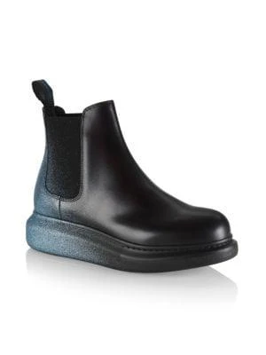 商品Alexander McQueen|Treadslick Gradient Leather Chelsea Boots,价格¥1440,第2张图片详细描述