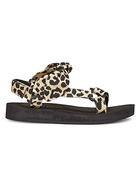 商品Loeffler Randall|Maisie Leopard-Print Sport Sandals,价格¥724,第1张图片