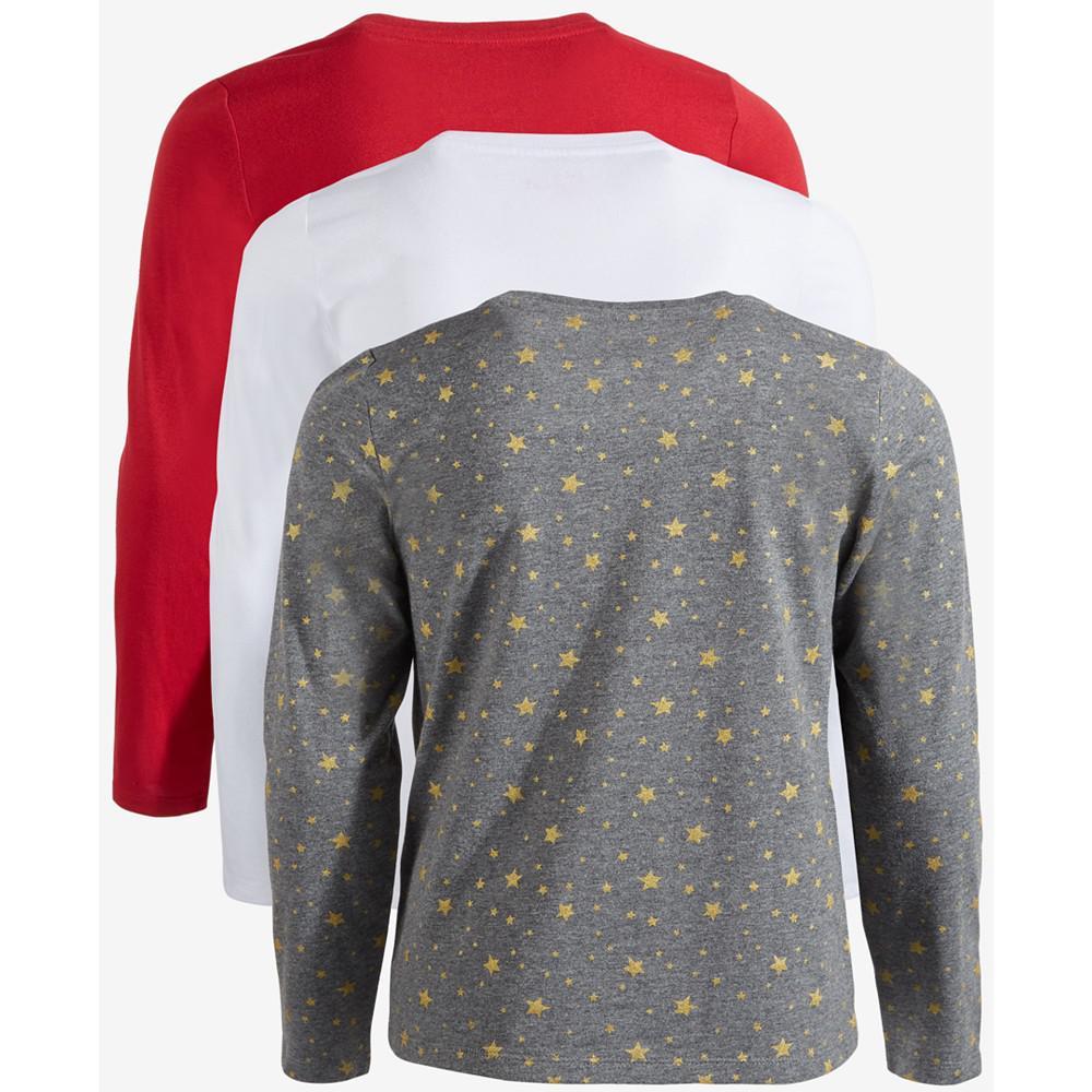 商品Epic Threads|Little Girls 3-Pack Long-Sleeve Shirts, Created for Macy's,价格¥205,第4张图片详细描述