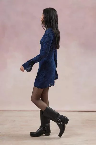 商品Kimchi Blue|Kimchi Blue Frankie Lace Long Sleeve Mini Dress,价格¥153,第5张图片详细描述