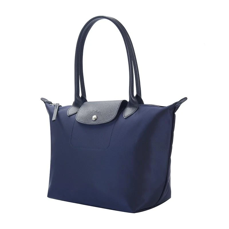 商品[国内直发] Longchamp|珑骧LONGCHAMP包包女包女士小号长柄可折叠手提单肩包礼物送女友 长柄小号海军蓝色L2605 598 006,价格¥736,第2张图片详细描述