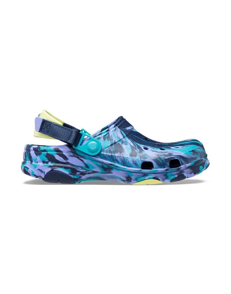 商品Crocs|Crocs classic all terrain clogs in blue marble,价格¥483,第3张图片详细描述