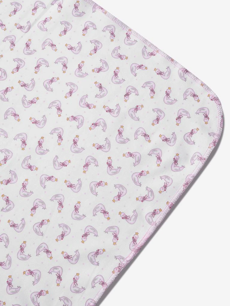 商品Magnolia Baby|Magnolia Baby Baby Girls Princess Swan Swaddle Blanket in White,价格¥129,第3张图片详细描述