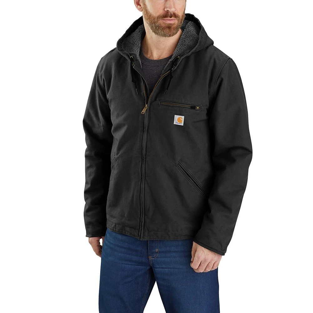 商品Carhartt|Carhartt Men's 104392 Washed Duck Jacket - Sherpa Lined,价格¥1072,第1张图片