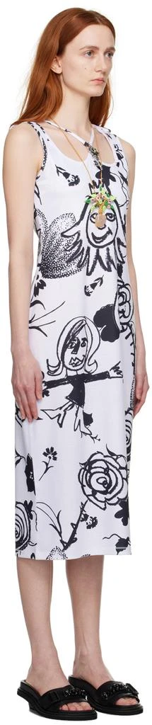 商品CHOPOVA LOWENA|SSENSE Exclusive White Mars Midi Dress,价格¥1182,第2张图片详细描述