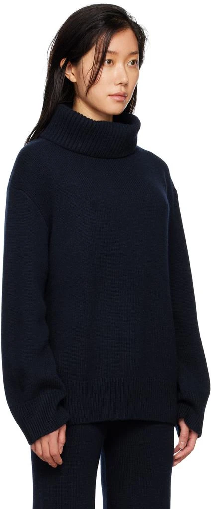 商品Lisa Yang|Navy Holly Turtleneck,价格¥2758,第2张图片详细描述