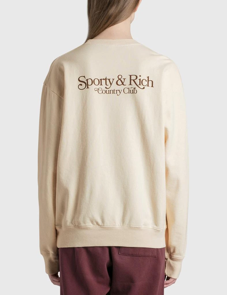 商品Sporty & Rich|Bardot Country Club Crewneck,价格¥531,第3张图片详细描述