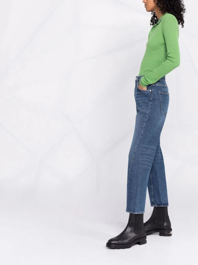 商品Totême|TOTEME - Straight Leg Cropped Denim Jeans,价格¥2610,第4张图片详细描述