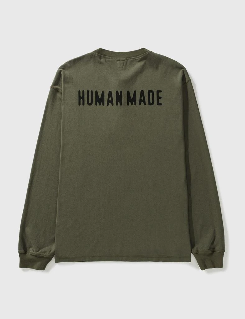 商品Human Made|Henley Neck Long Sleeve T-shirt,价格¥1215,第2张图片详细描述