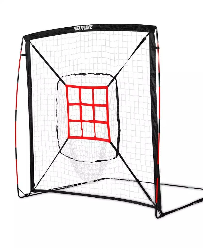 商品NET PLAYZ|Baseball Net, Kids Practice Net, Hitting Pitching Training Aids, Portable, 5' x 5',价格¥346,第1张图片