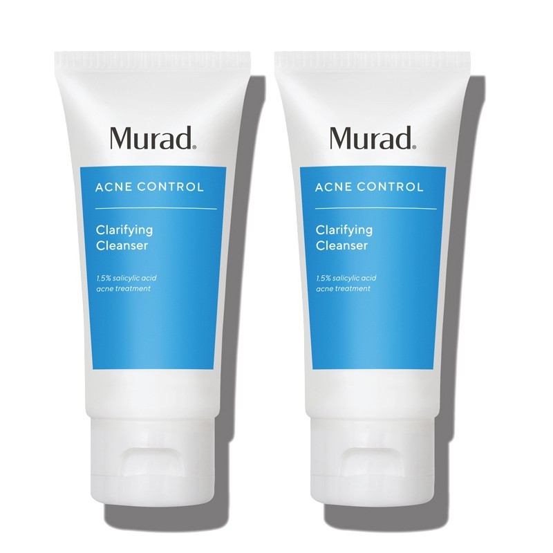 商品Murad|【2件包邮装】Murad 慕拉得 净肤控油洁面啫喱 蓝色 中小样 60ml*2,价格¥78,第1张图片