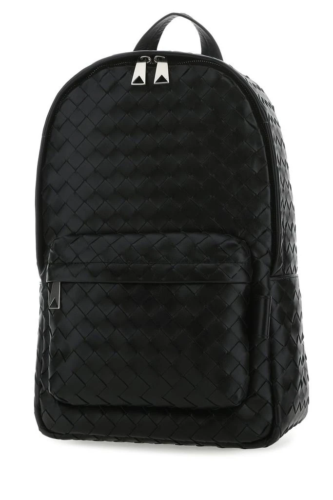 商品Bottega Veneta|Black leather backpack,价格¥29825,第1张图片