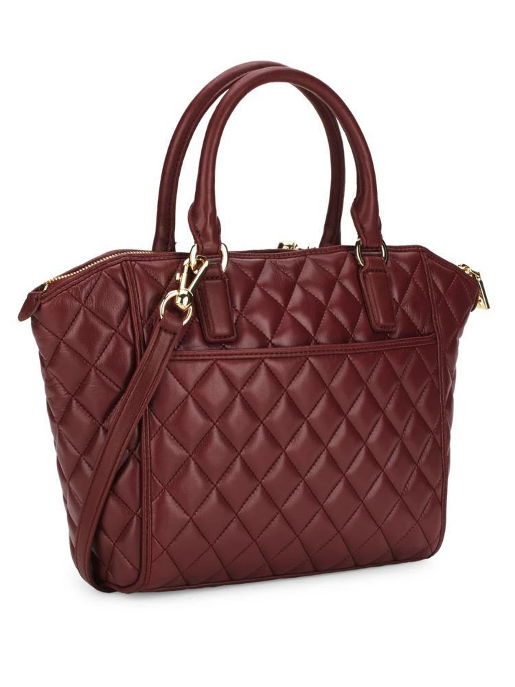 商品Moschino|Quilted Zippered Satchel,价格¥787,第4张图片详细描述