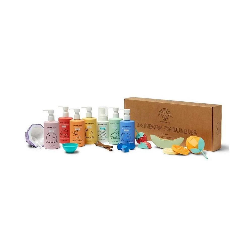 商品Dabble & Dollop|Rainbow of Bubbles Bath Set - 7 Bottles,价格¥676,第2张图片详细描述