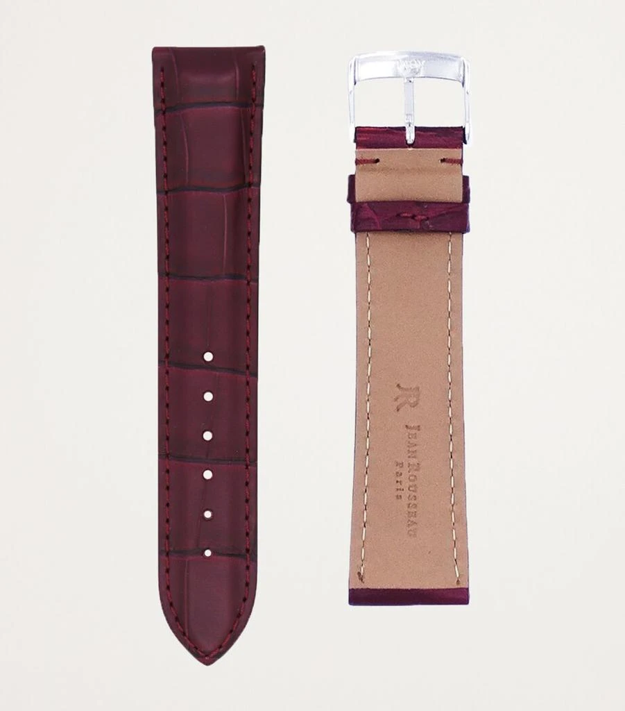 商品Jean Rousseau|Classic 3.5 Alligator Leather Watch Strap (18mm),价格¥3293,第2张图片详细描述