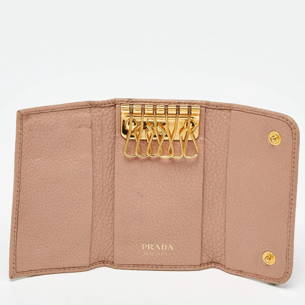 商品[二手商品] Prada|Prada Beige Leather 6 Rings Key Holder Case,价格¥1109,第2张图片详细描述