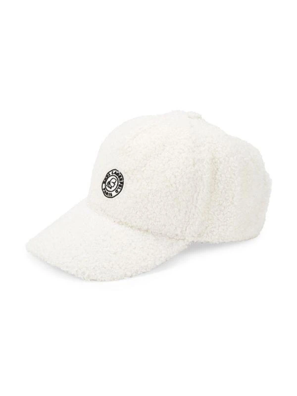 商品Karl Lagerfeld Paris|Faux Shearling Baseball Cap,价格¥120,第1张图片