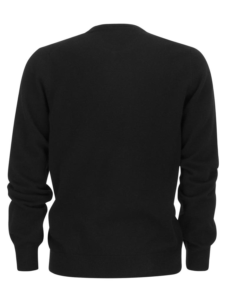 Lacoste Crew-neck Pullover In Wool Blend商品第2张图片规格展示