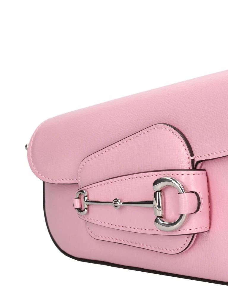 商品Gucci|Mini Horsebit 1955 Leather Shoulder Bag,价格¥22213,第4张图片详细描述