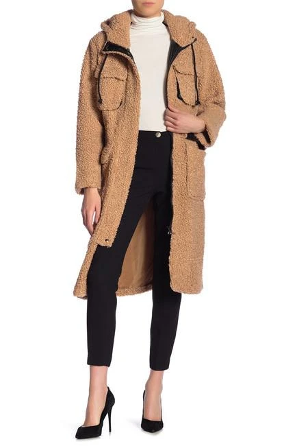 商品TOV|Faux Shearling Teddy Long Coat,价格¥559,第1张图片