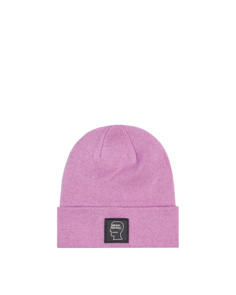 商品Brain Dead|Logo Head Beanie Pink,价格¥256,第1张图片