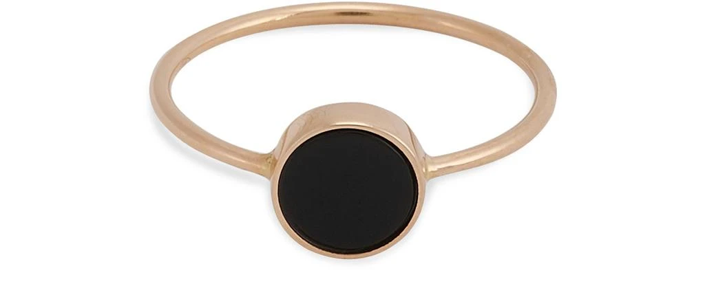 商品Ginette NY|Ever Onyx 迷你戒指,价格¥1491,第3张图片详细描述