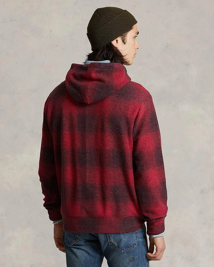 商品Ralph Lauren|Plaid Brushed-Back Fleece Hoodie,价格¥1561,第3张图片详细描述