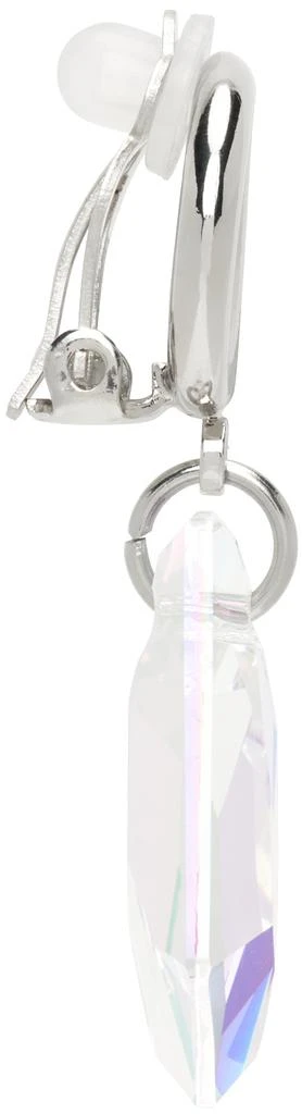 商品Justine Clenquet|SSENSE Exclusive Silver & Multicolor Laura Clip-On Earrings,价格¥642,第2张图片详细描述